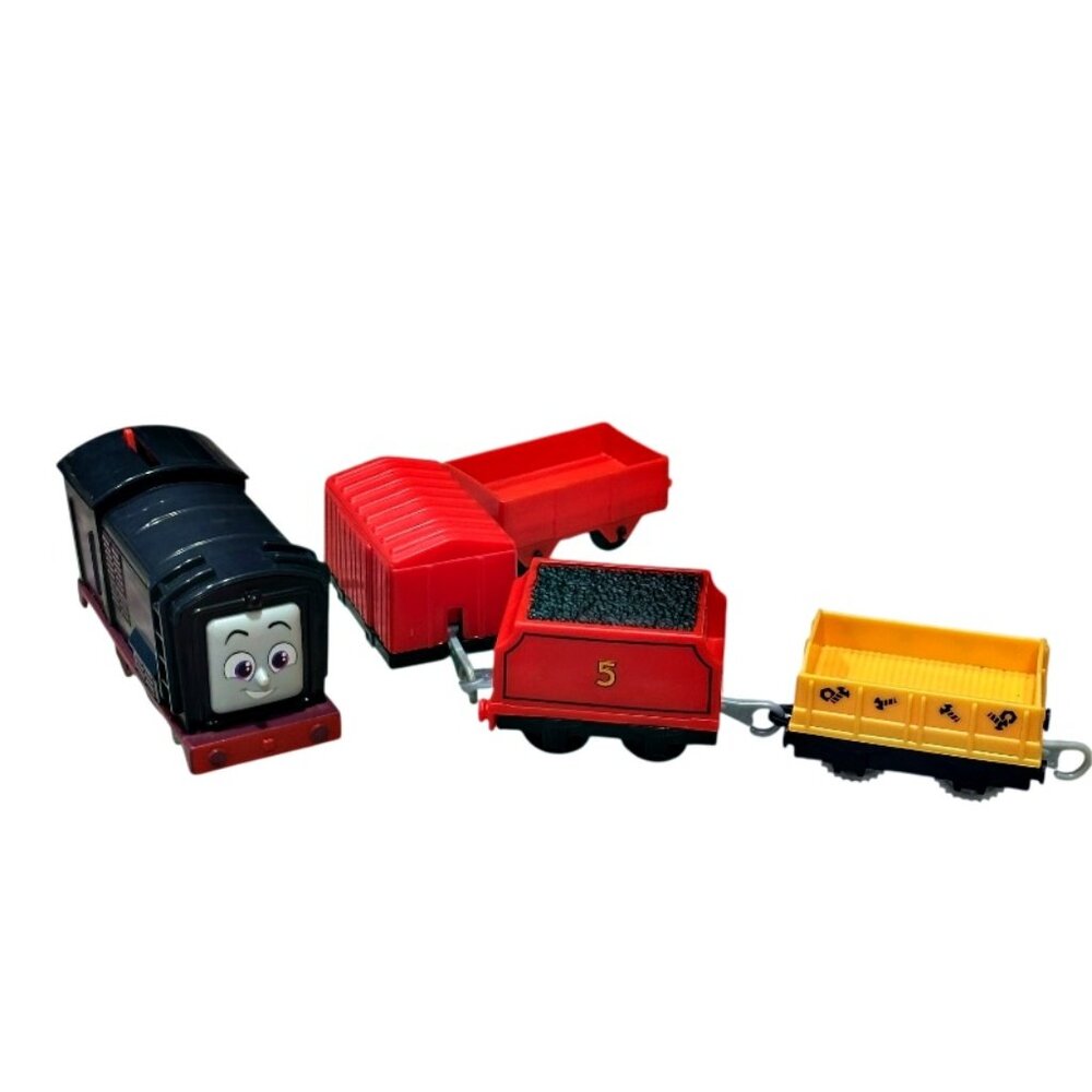 Mattel Thomas and Friends Mixed Lot of 5 -Dodge Purple Motorized Train 2021 + 4